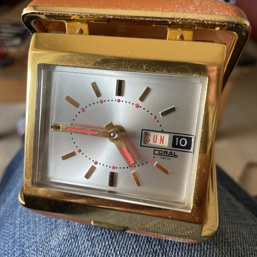 Vintage coral folding travel - folding,