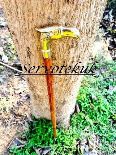 Ottone aquila manico bastone - aquila,