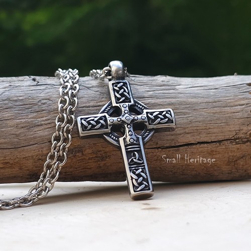 Collana croce celtica acciaio - celtica,