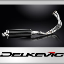Silenziatore carbonio ovale scarico completo 2-1 350mm Kawasaki Z650RS Z650 RS 2022-2023