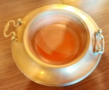 Antico bracere in ottone e