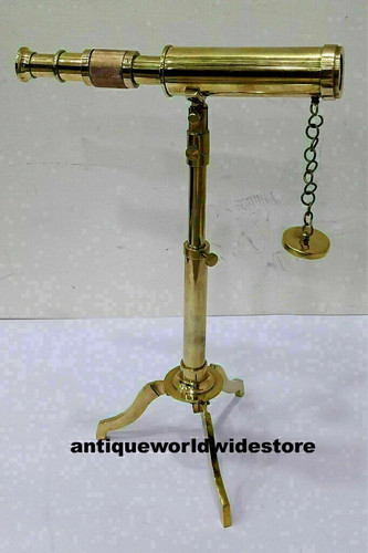 Telescopio vintage ottone - telescopio,