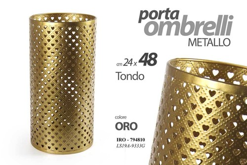 Porta ombrelli 24cm metallo - ombrelli,