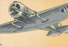 C3902) AVIAZIONE AEREO INTERCETTATORE RE 2000 FALCO OFFICINE MECCANICHE REGGIANE