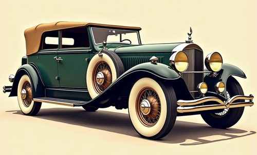 Auto epoca modello punto - d'epoca, (2)