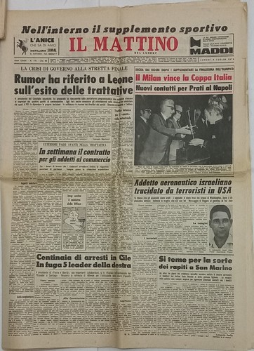 Mattino 1973 milan - mattino,