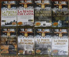 Cronache di Camelot lotto libri storici Jack Whyte romanzi Graal SERIE COMPLETA