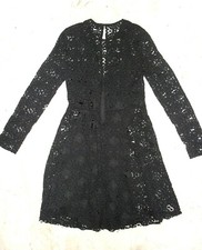 ELEGANTE E PRESTIGIOSO Vestito Abito ZARA WOMAN TUTTO IN MERLETTO  Tg. XS