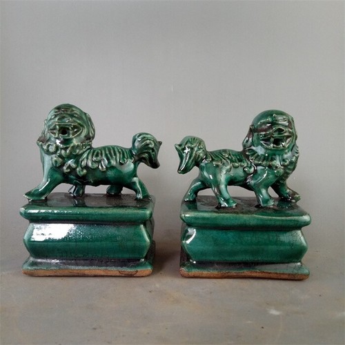 Coppia statuine leone - , guardia