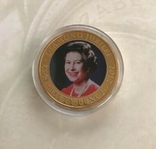 Moneta Da 50 Pence In Oro