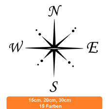 Adesivo bussola stella polare