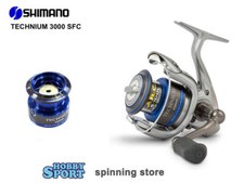 MULINELLO SHIMANO TECHNIUM 3000SFC FRIZIONE ANTERIORE FREE SPOOL - TEC-3000SFC