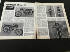 1968 MOTO AERMACCHI ALETTA 125 CARATTERISTICHE TECNICHE IMPRESSIONI MOTORE