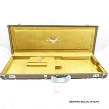 Custodia chitarra Fender Custom Shop anni 60 Stratocaster G&G marrone custodia chitarra elettrica