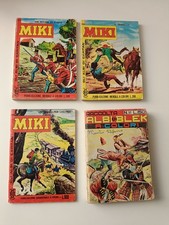 Miki e Blek Albi lotto di 4 pezzi.