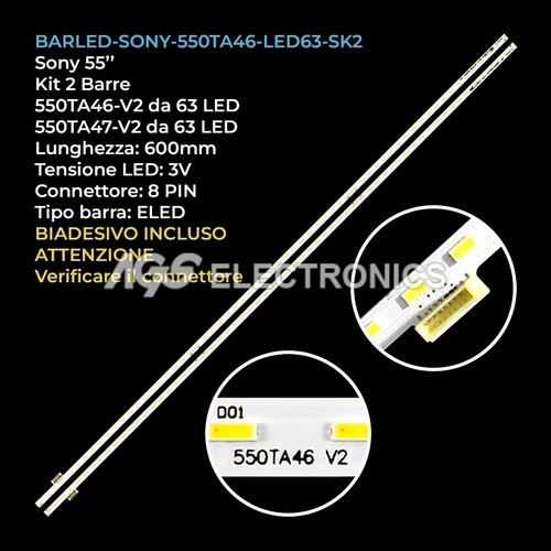 Kit barre strip led tv - kit,