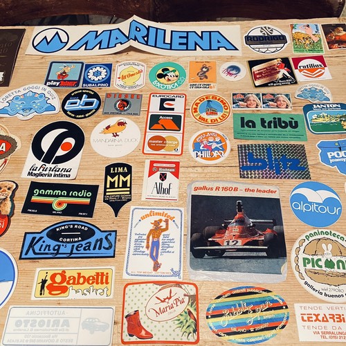 Adesivi vintage anni 80 - anni,