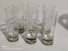 6 bicchieri vintage argento