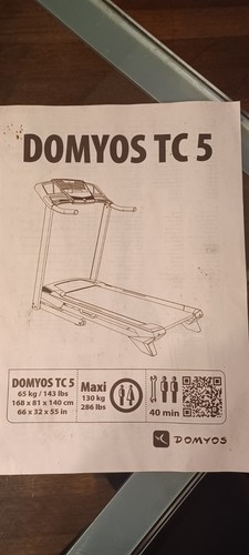 Tapis roulant elettrico domyos - tapis,