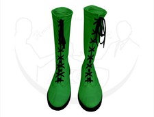 Stivali Wrestling Pelle Verde