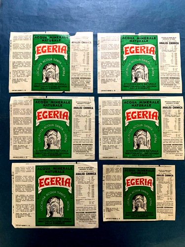 Etichette egeria acqua - etichette,
