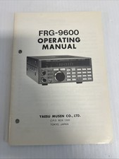 Yaesu FRG-9600 Manuale Uso e