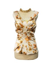 Top Christian Dior vintage di John Galliano in seta taglia 36 FR donna