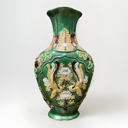 Vaso verde cinese sancai - vaso,
