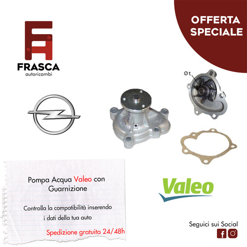 Pompa acqua valeo - valeo, con