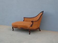 Divano dormeuse chaise longue letto da giorno in mogano, '800 - L 160 cm!