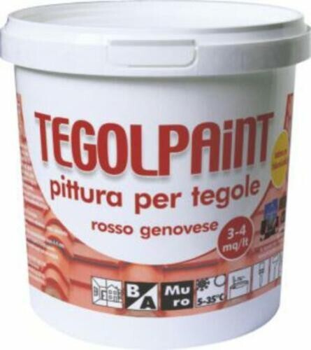 Pittura rossa per tegole - rossa,