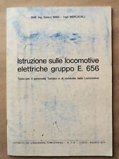 Istruzione sulle locomotive elettriche gruppo E656