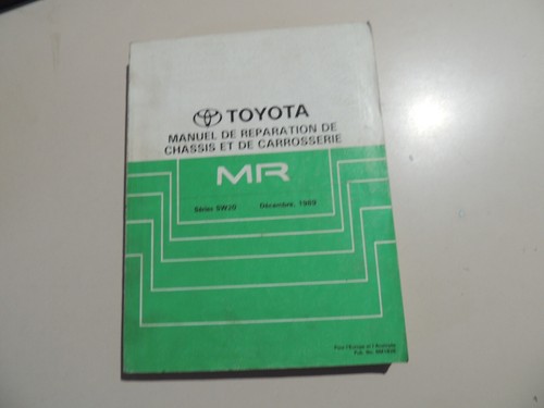 Toyota mr2 sw20 - sw20, manuale