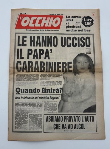Occhio primo numero - l'occhio,