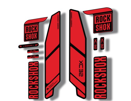 Adesivo rock shox - adesivo, xc32