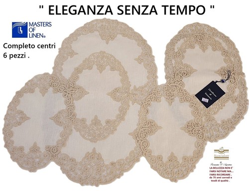 Centri lino pizzo - centri,
