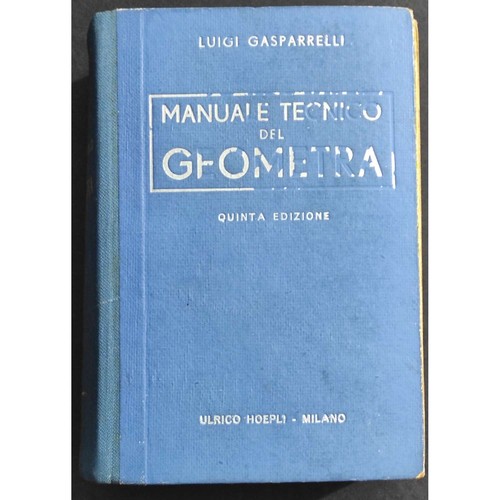 Manuale tecnico del geometra - tecnico,