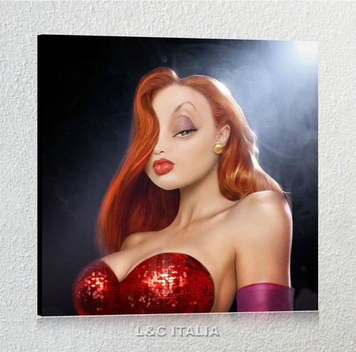 Jessica rabbit quadro moderno - quadro,