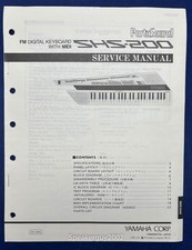 Manuale di servizio tastiera digitale originale Yamaha PortaSound SHS-200