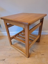 Tavolino danese metà secolo vintage retrò caffè legno massello piccolo scandinavo