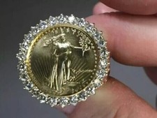 Anello moneta liberty donna