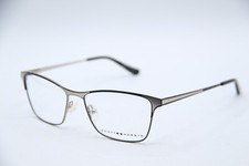 NUOVI OCCHIALI DA VISTA SCOTT HARRIS SH-460 ARGENTO NERO AUTENTICI DI DESIGN 51-15