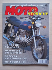 MOTO STORICHE & D'EPOCA  Aprile 2001 Honda CB 350/400, MV Agusta   Sped. Gratis