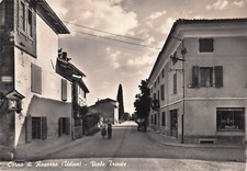 1452) CARTOLINA CORNO ROSAZZO VIALE TRIESTE ANIMATA VIAGGIATA UDINE 1959