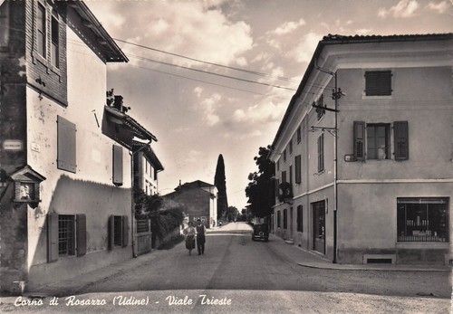 1452 cartolina corno rosazzo - cartolina,