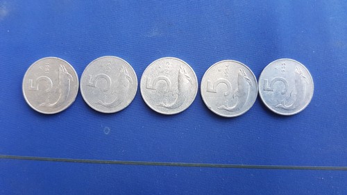 Serie monete lire - monete, 5