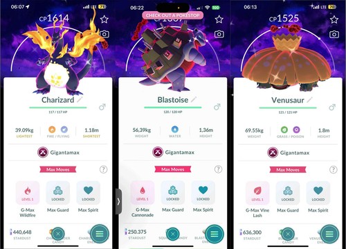 Shiny charizard blastoise - shiny,
