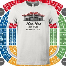 T-SHIRT SAN SIRO MILANO STADIO