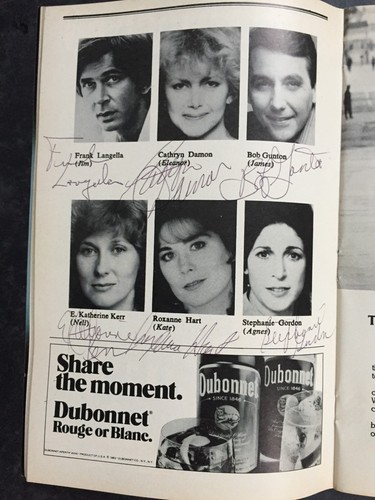 Passion cast signed frank - cast, signed;