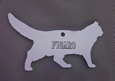 Decorazione Gatto Laserato Personalizzata - Albero di Natale, Seleziona Razze di Gatti Animali Domestici